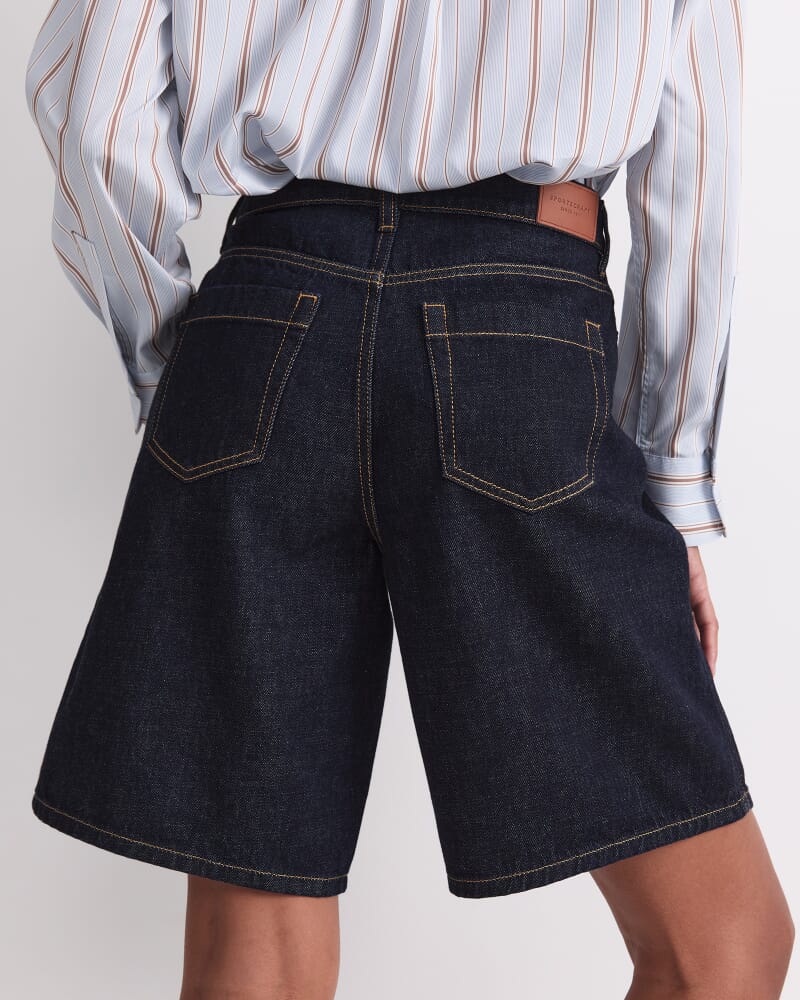 Allegra Denim Short in INDIGO
