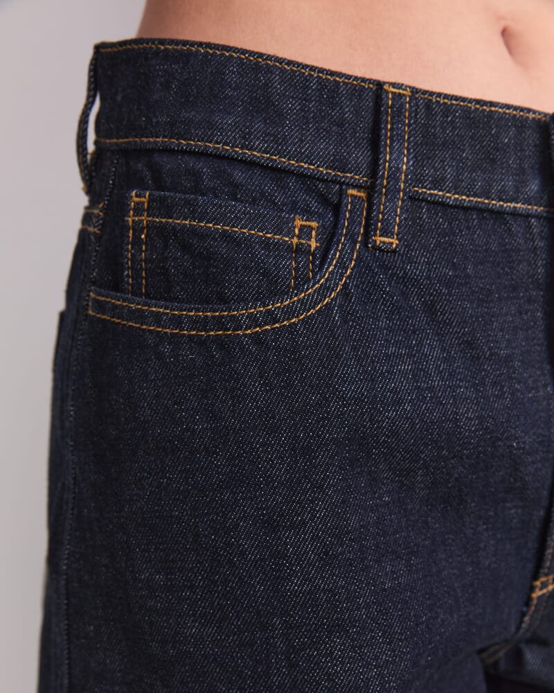 Allegra Denim Short in INDIGO