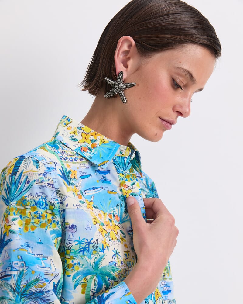 Cape Vista Liberty Shirt in BLUE MULTI