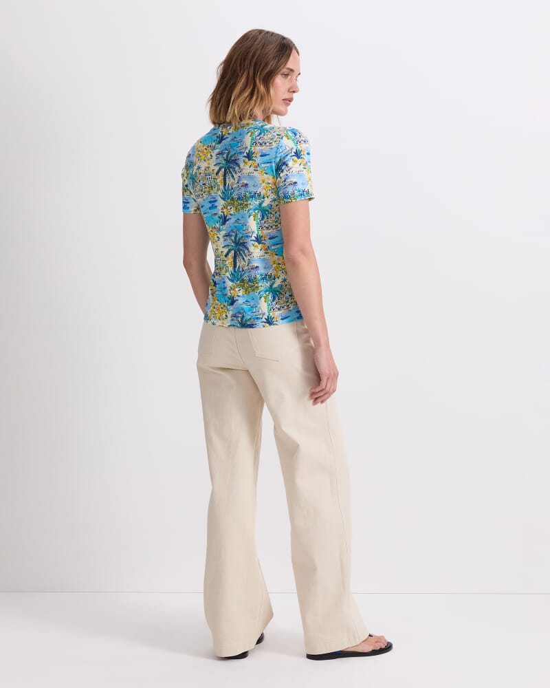 Cape Vista Liberty Tee in BLUE MULTI