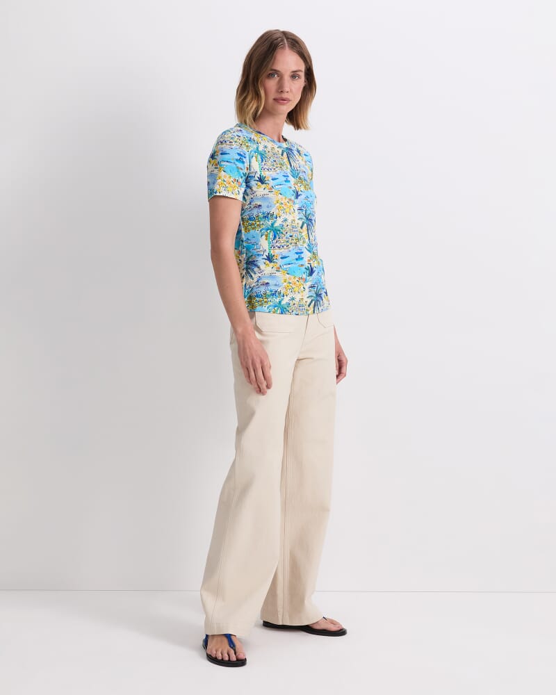 Cape Vista Liberty Tee in BLUE MULTI