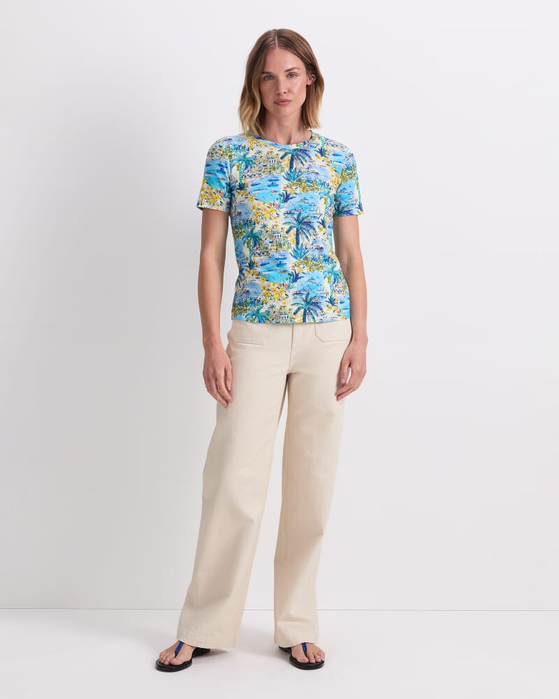 Cape Vista Liberty Tee in BLUE MULTI