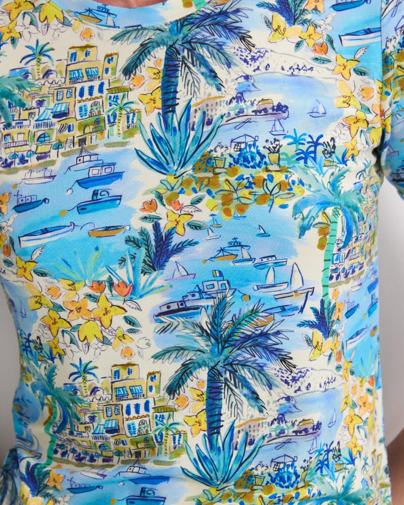 Cape Vista Liberty Tee in BLUE MULTI