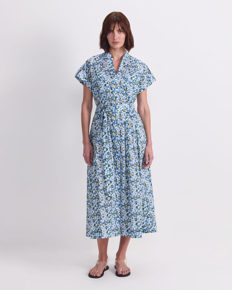 Mitsi Midi Liberty Dress in BLUE MULTI