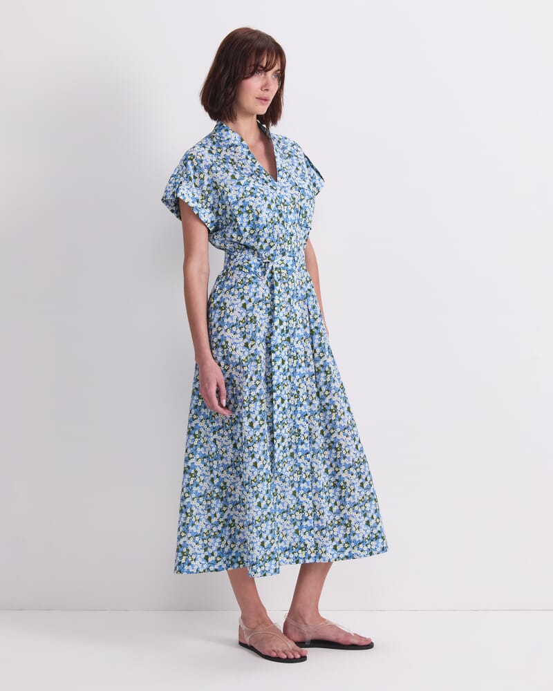 Mitsi Liberty Maxi Dress in BLUE MULTI