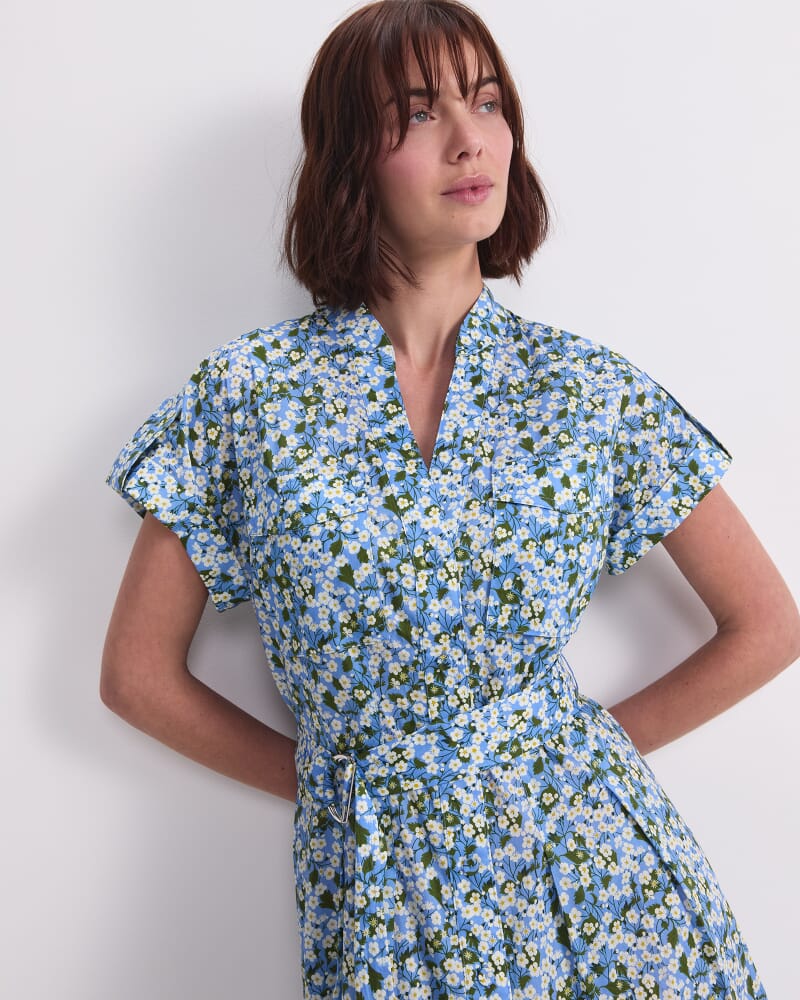 Mitsi Midi Liberty Dress in BLUE MULTI