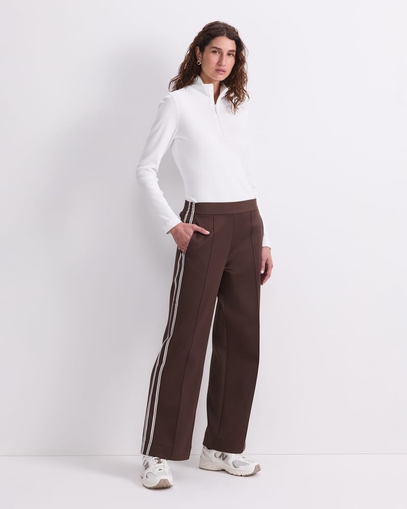 Lina Trackpant in CHOCOLATE