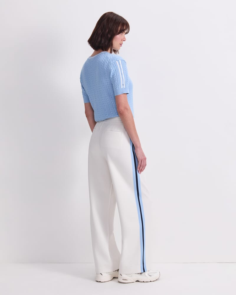 Lina Track Pant in WHITE