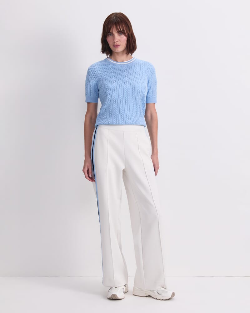 Lina Trackpant in WHITE