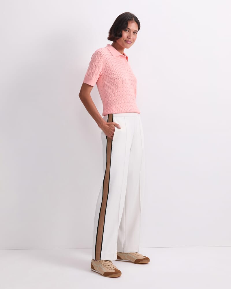 Lina Trackpant in WHITE MULTI