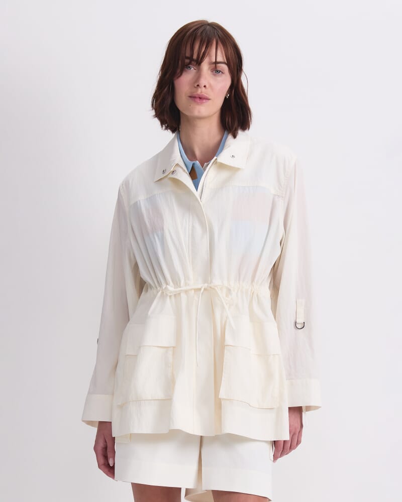 Sal Pocket Windcheater in CREME