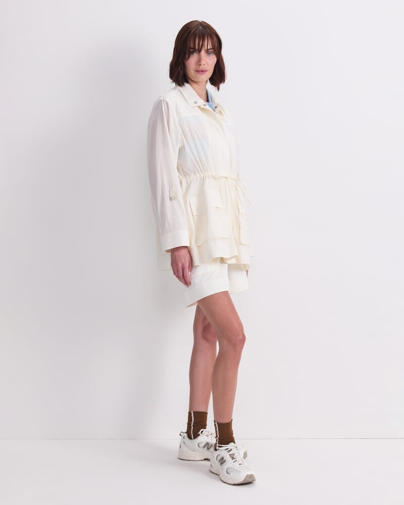 Sal Pocket Windcheater in CREME