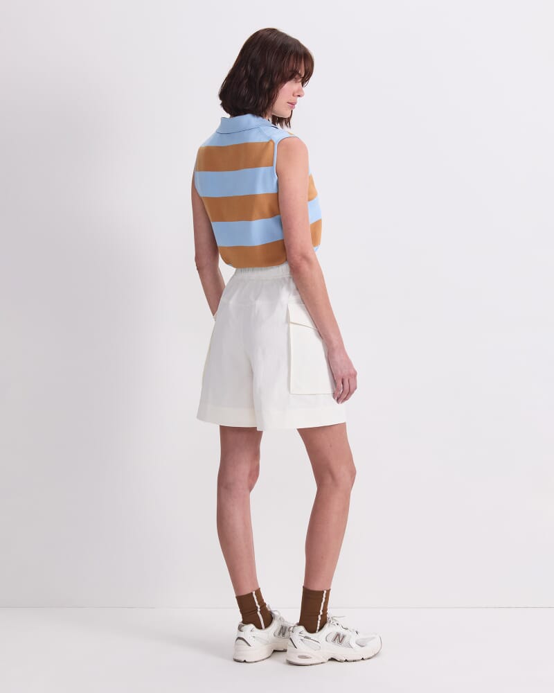 Rosie Pocket Short in ECRU