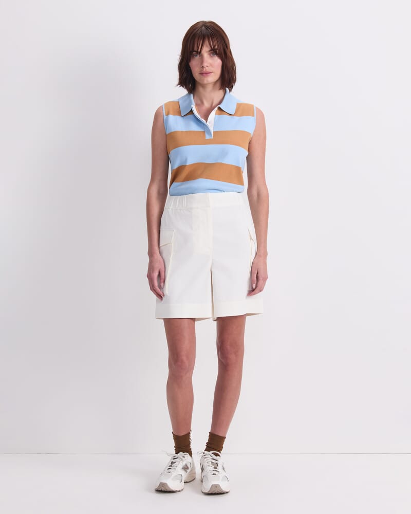 Rosie Pocket Short in ECRU