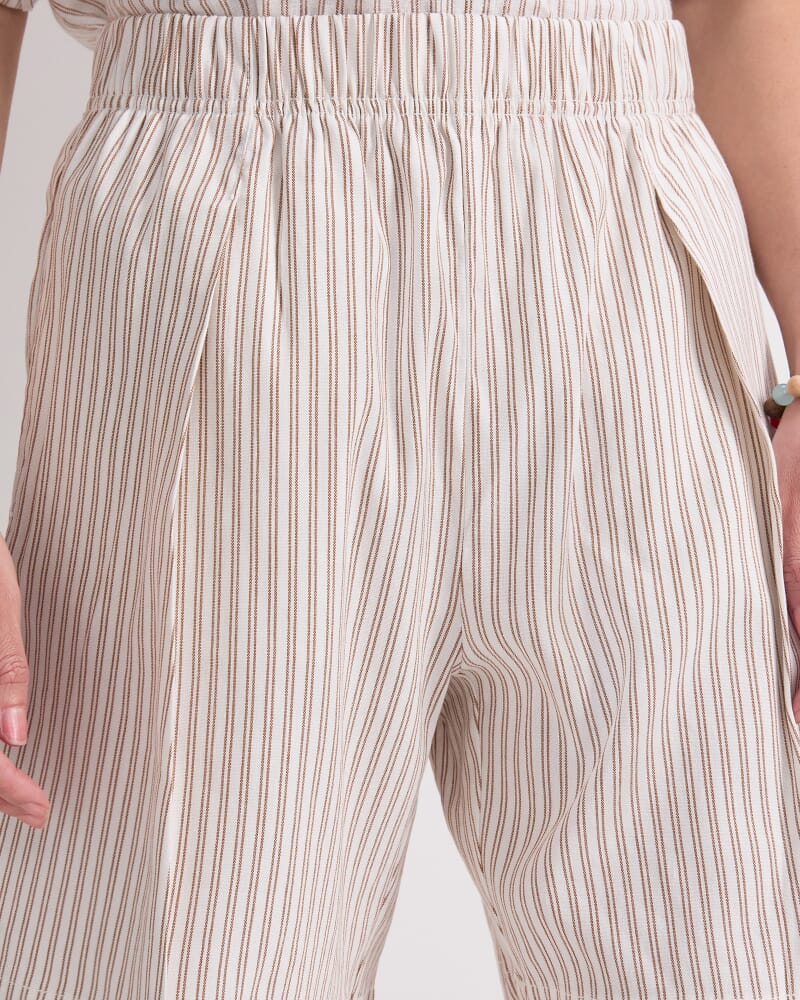 Rosa Elasticated Short in NATURAL/IVORY