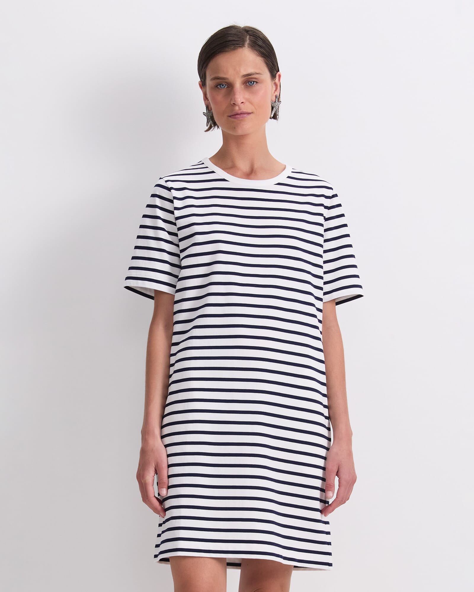 Stripe Shopper Mini Dress