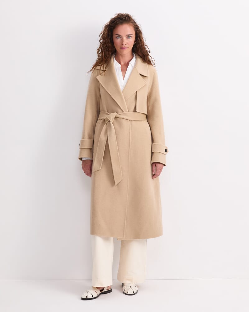 Martha Long Coat in CAMEL