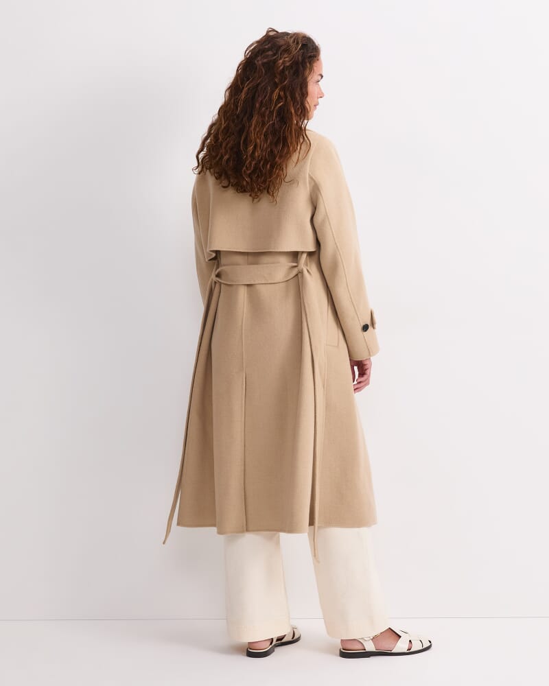 Martha Long Coat in CAMEL