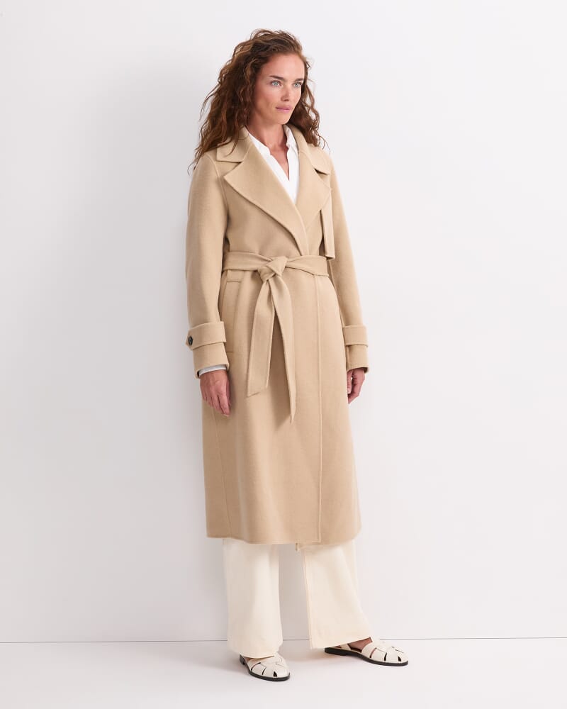 Martha Long Coat in CAMEL