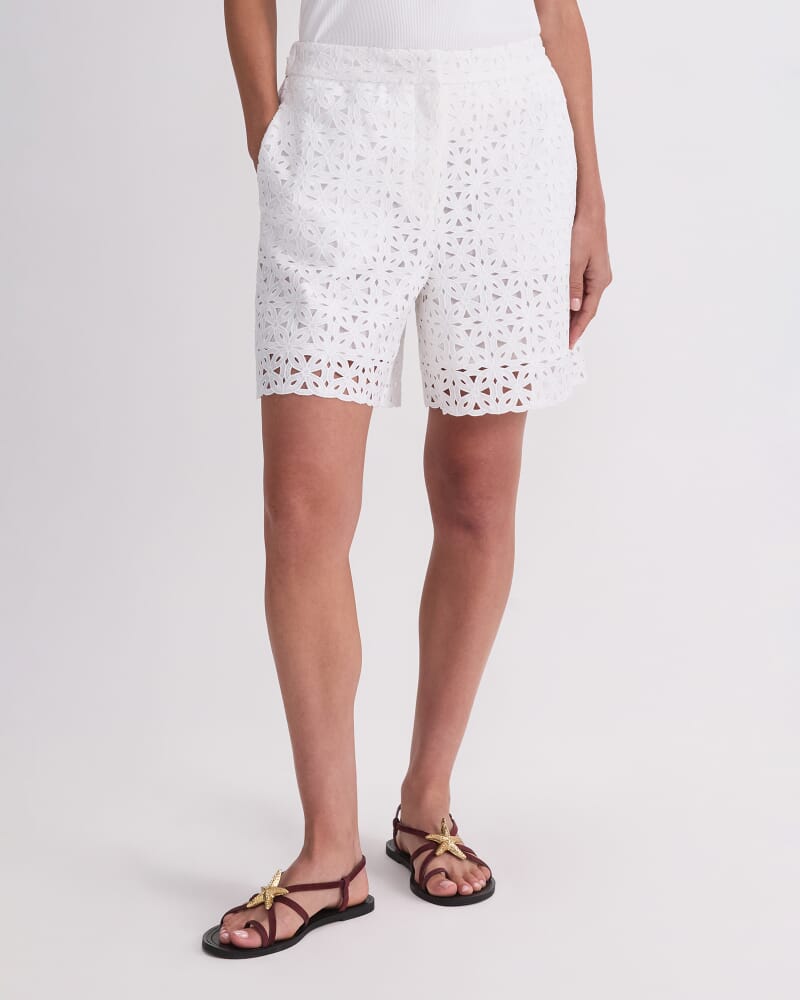 Leila Lace Cullote in WHITE