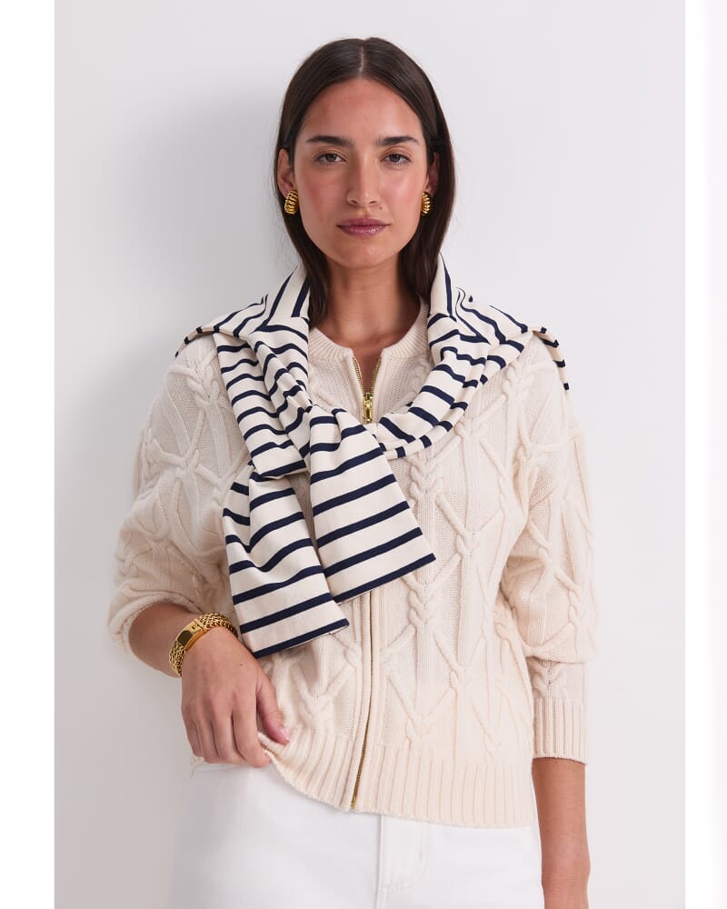 Sunshine Cable Bomber in ECRU