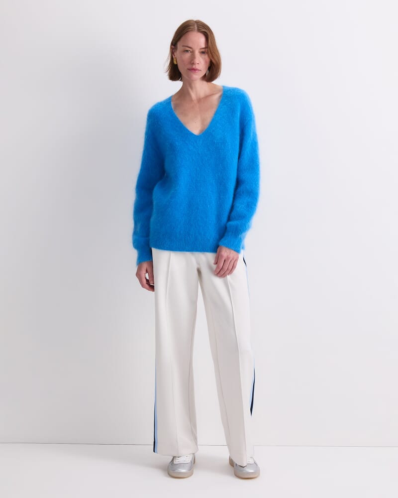 Tatiana Mohair Sweater in OCEAN