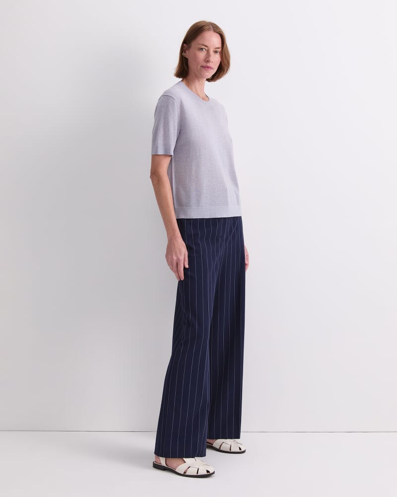 Francis Merino Tee in GREY MELANGE