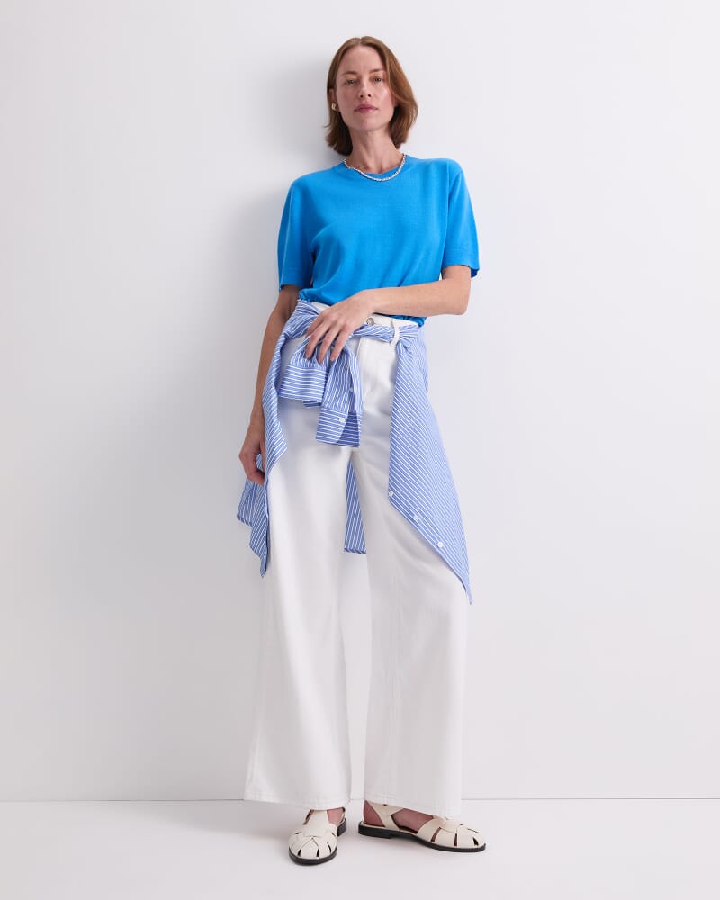 Francis Merino Tee in OCEAN