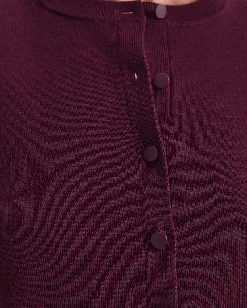 Francis Merino Cardigan in FIG