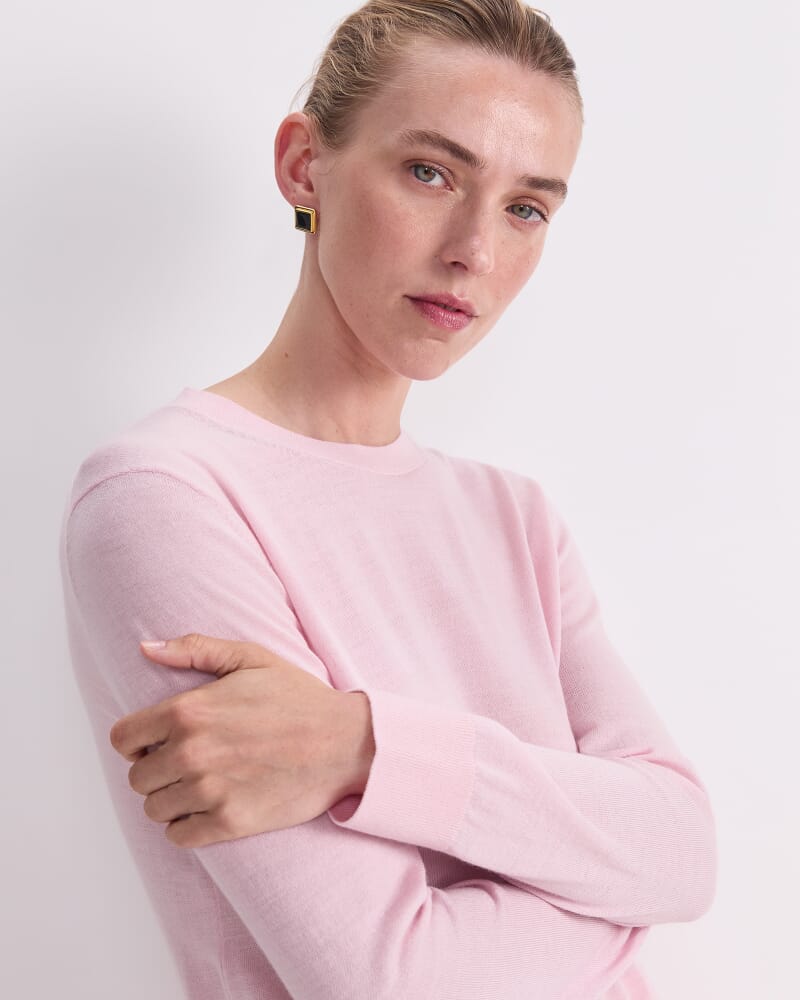 Francis Crew Sweater in LIGHT PINK