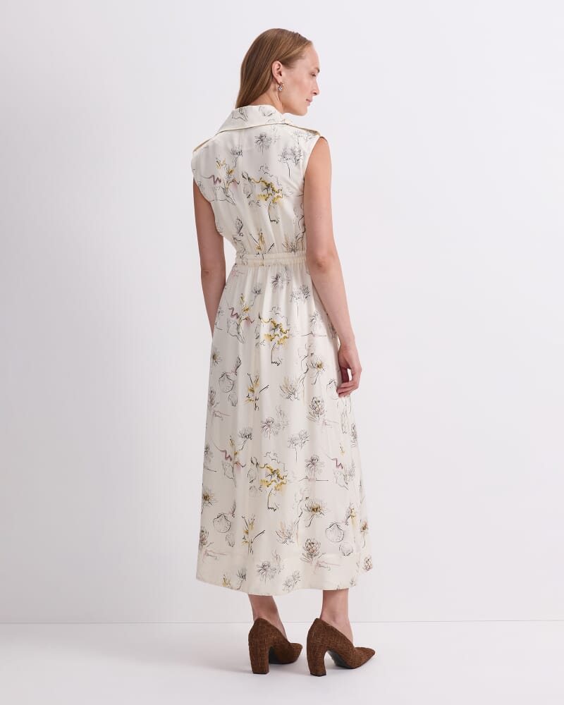 Yara Maxi Dress in MULTI WHITE