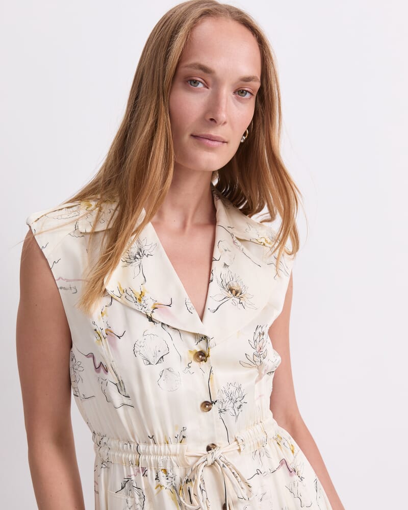 Yara Maxi Dress in MULTI WHITE