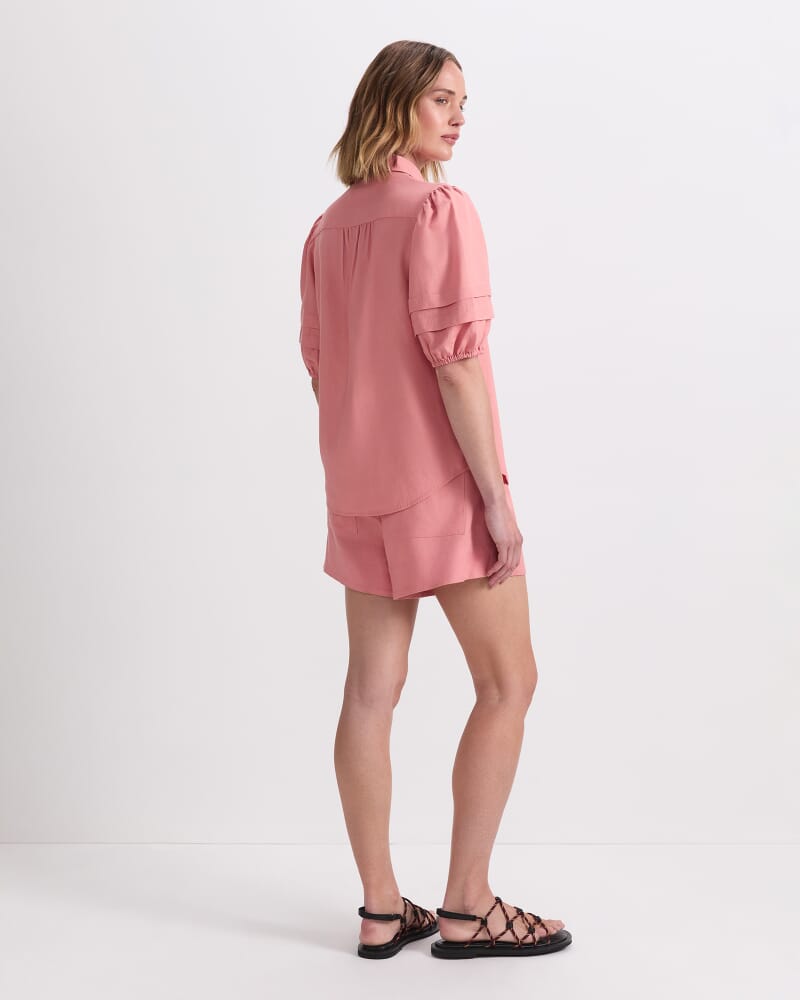 Lola Blouse in DARK PINK