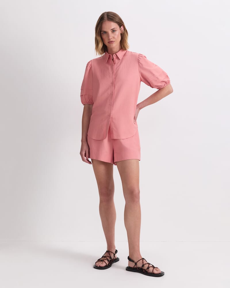 Lola Blouse in DARK PINK