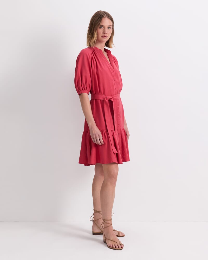 Kiana Mini Dress in BERRY