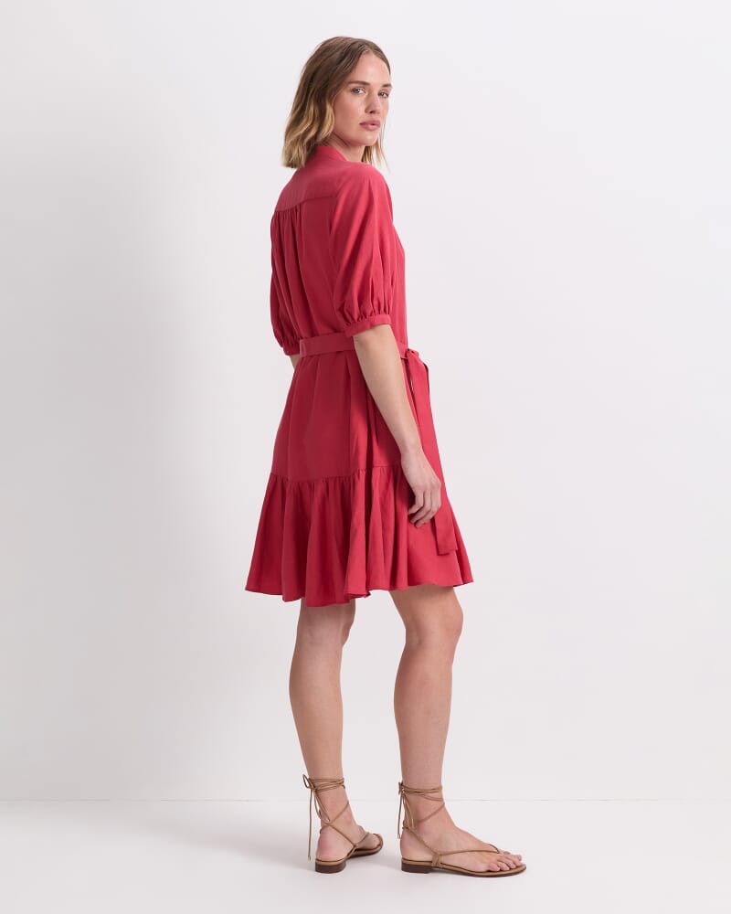 Kiana Mini Dress in BERRY