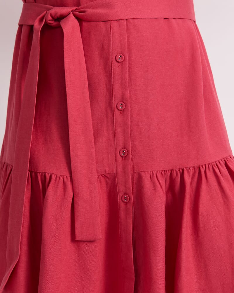 Kiana Mini Dress in BERRY