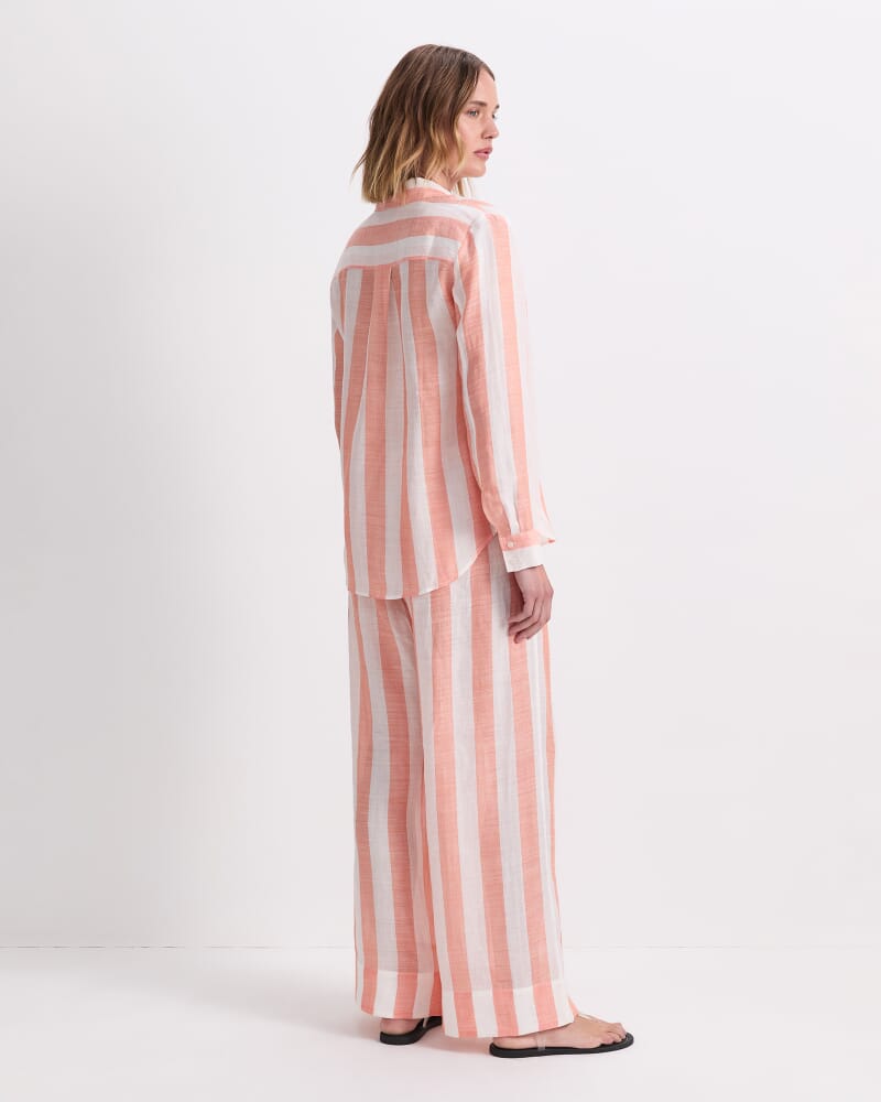 Magnolia Shirt in ORANGE/WHITE