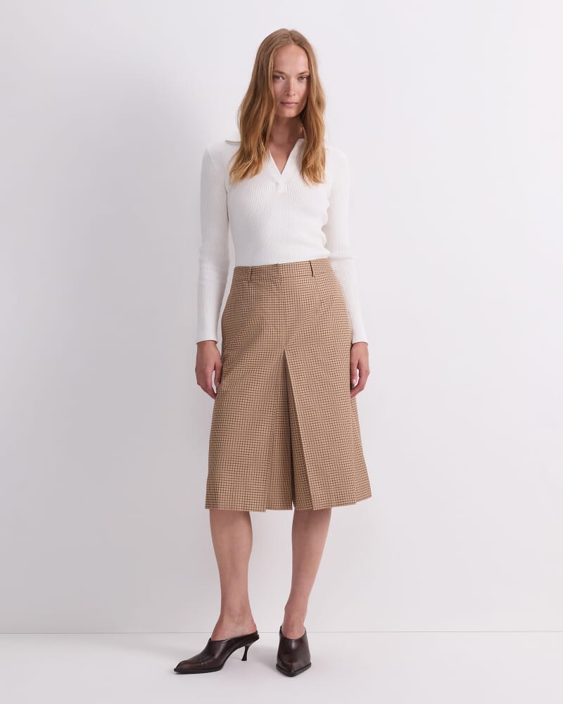 Audrey Check Culotte in MULTI