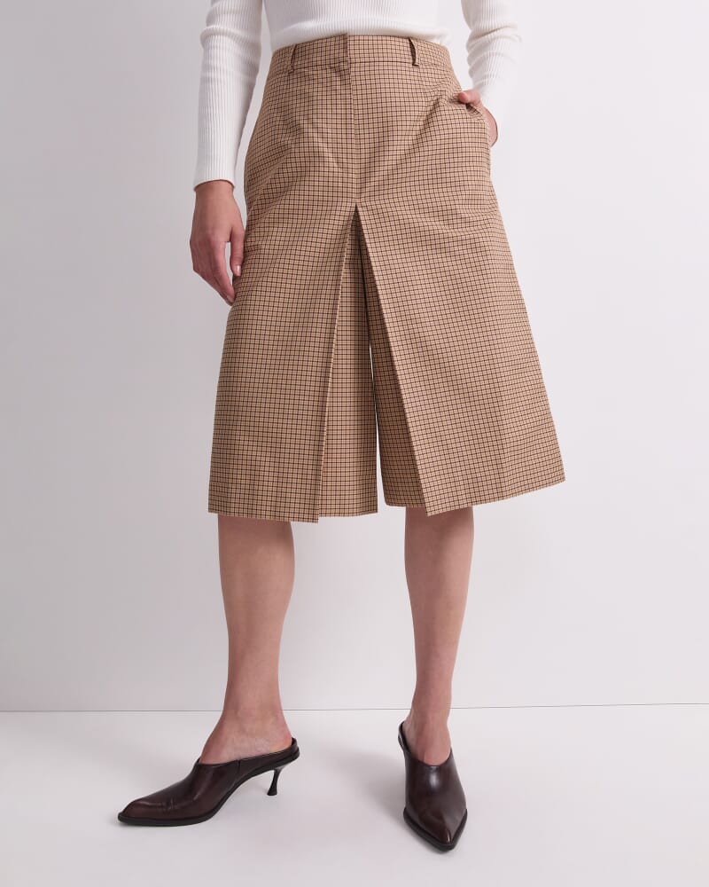 Audrey Check Culotte in MULTI