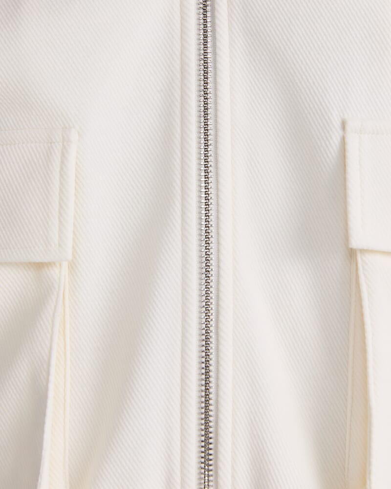 Riley Track Jacket in CHALK