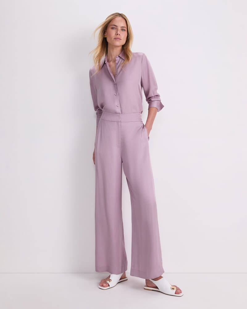 Yara Drape Pant in DUSK