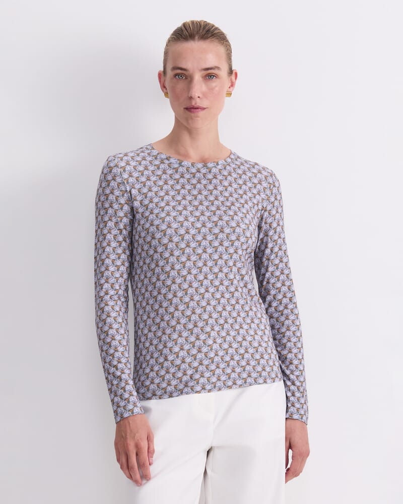 Evelyn Liberty Magic Tee in BLUE MULTI