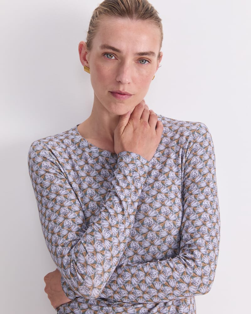 Evelyn Liberty Magic Tee in BLUE MULTI