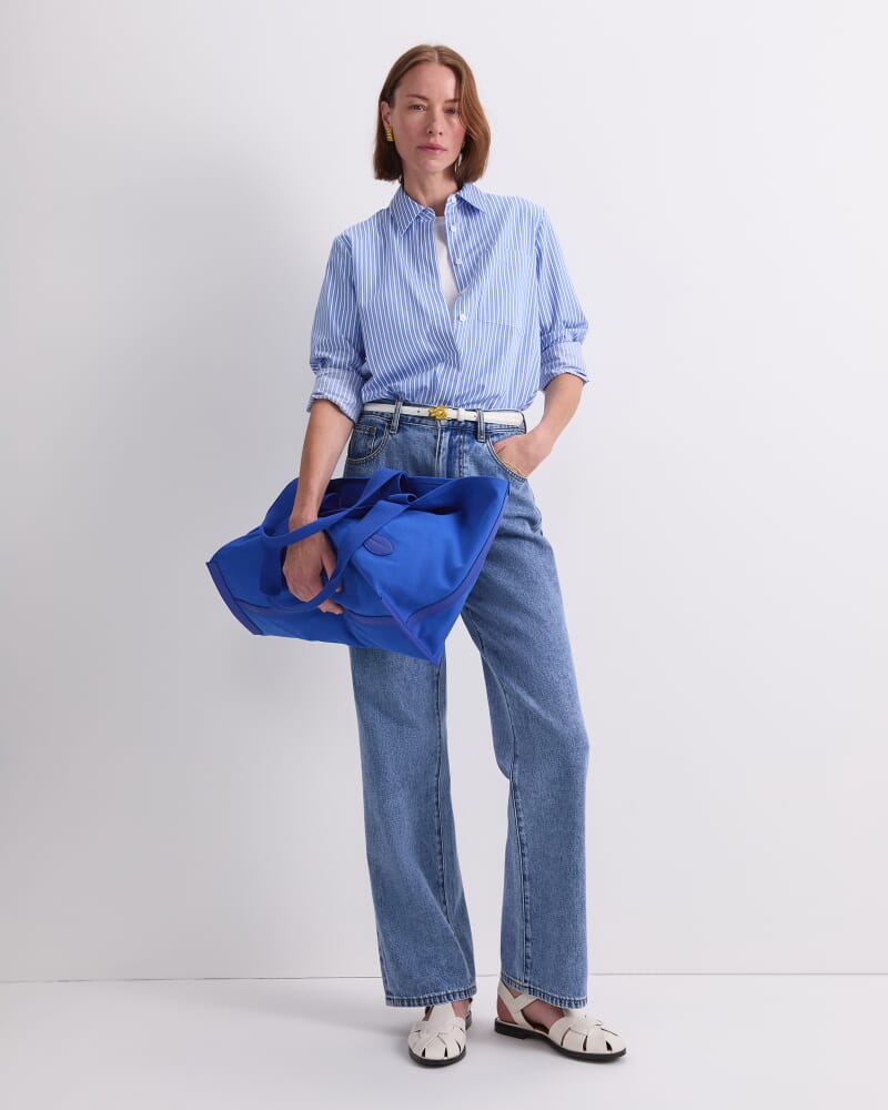 Priscilla Stripe Shirt in BLUE/WHITE