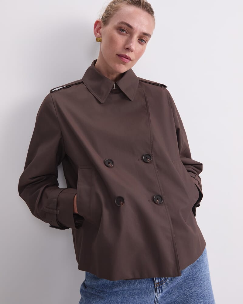 Chelsea Check Pant in BITTER CHOCOLATE