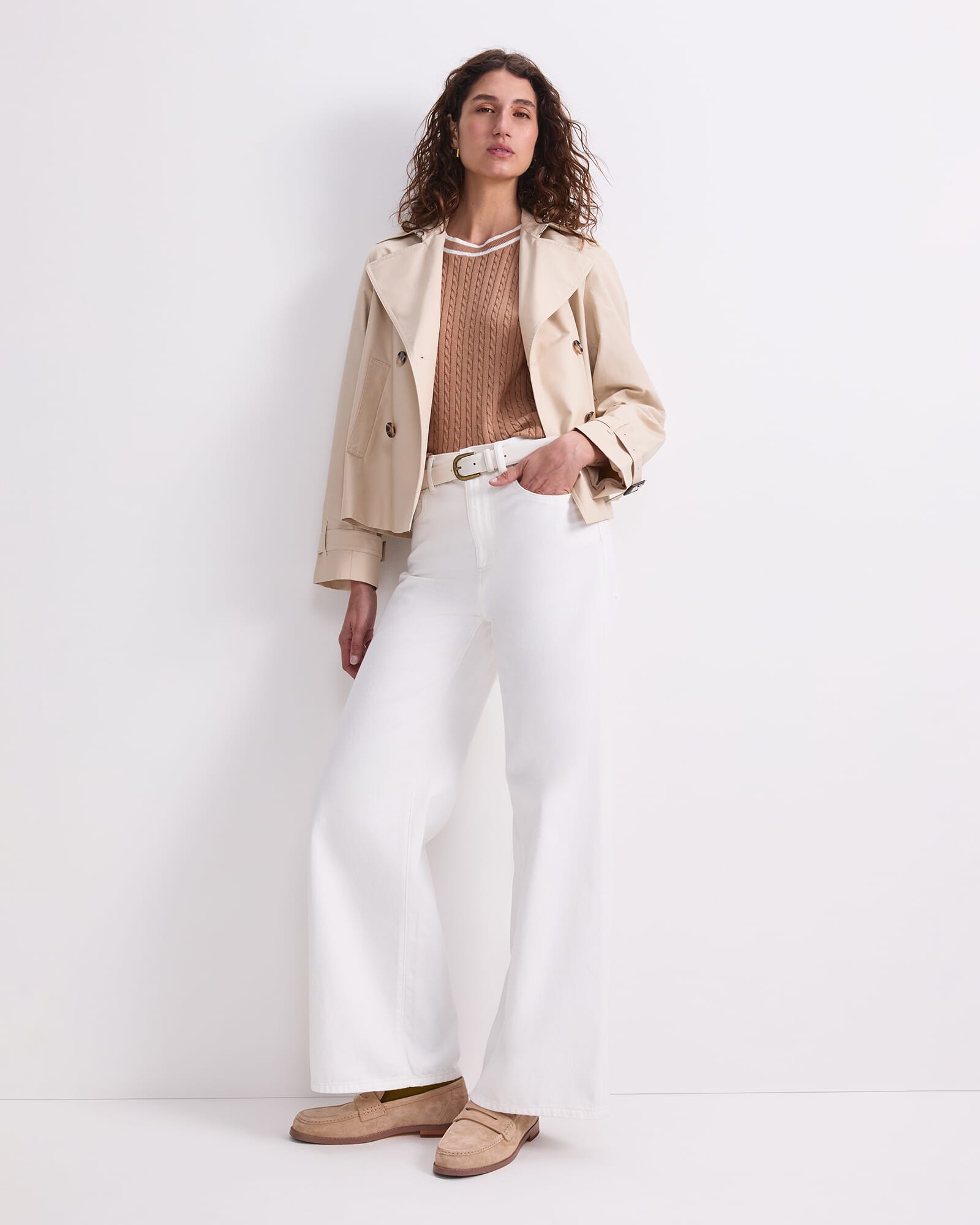 Audrey Crop Trench
