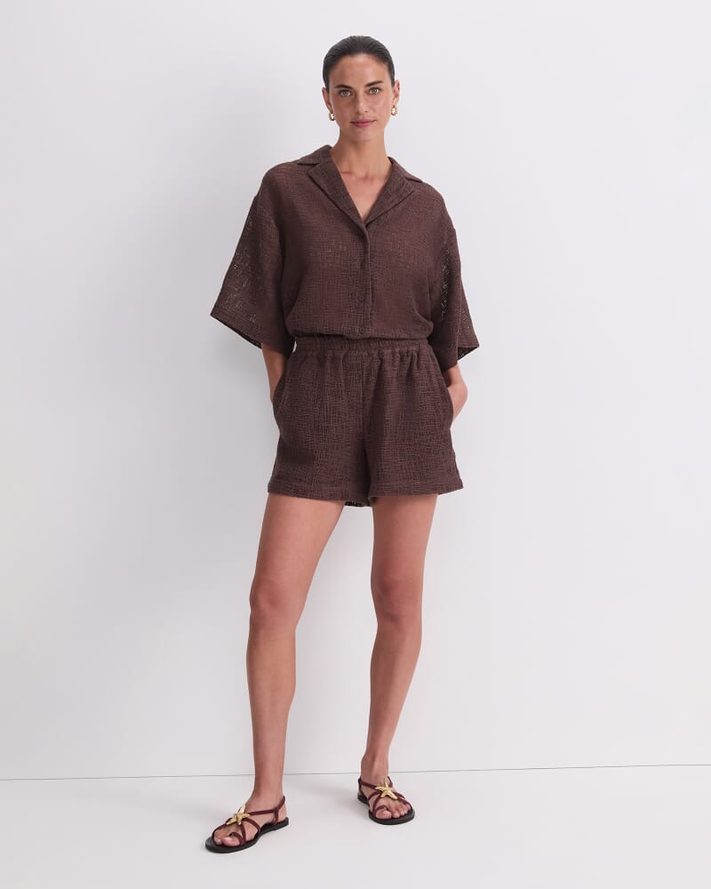 Holiday Short in CHOCOLATE