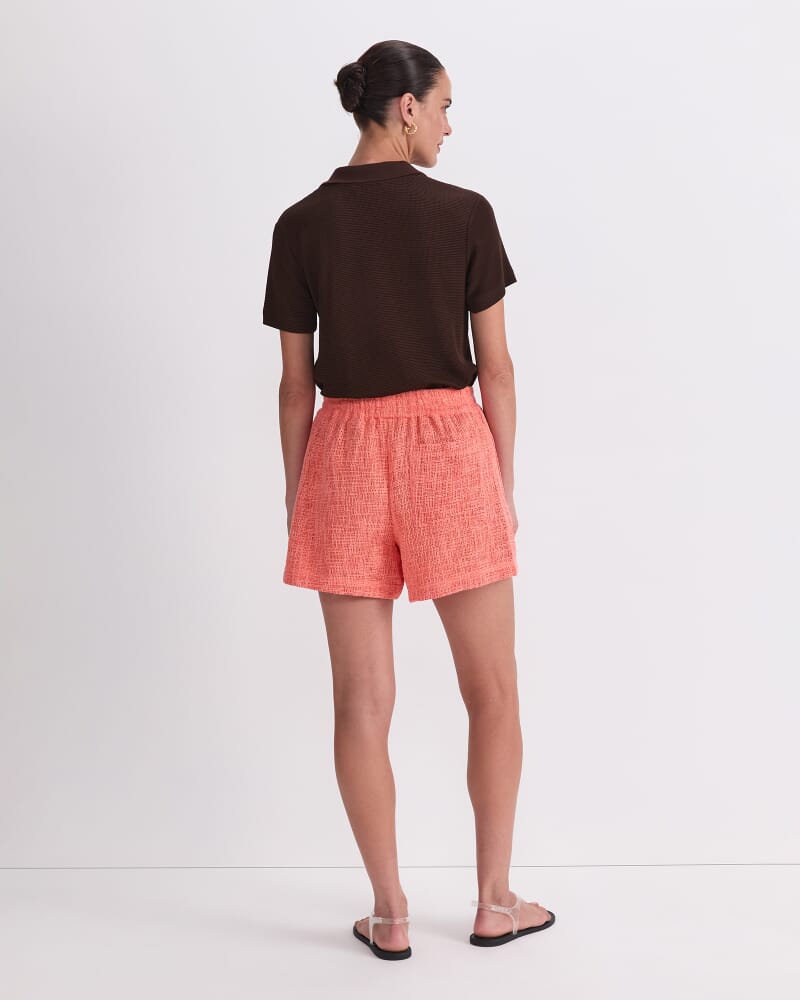 Holiday Short in TANGERINE