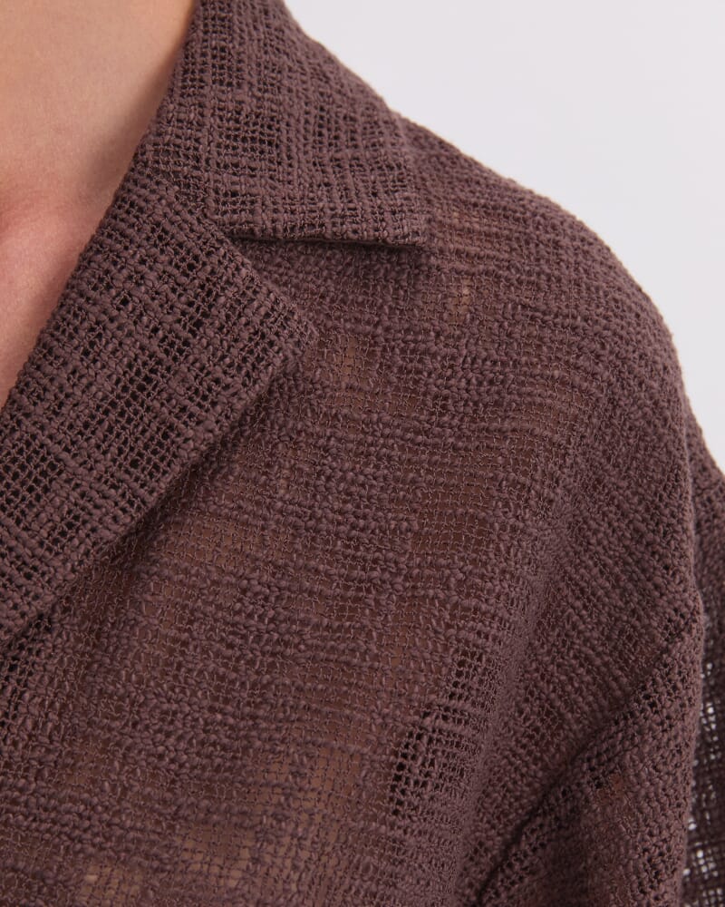 Holiday Shirt in CHOCOLATE